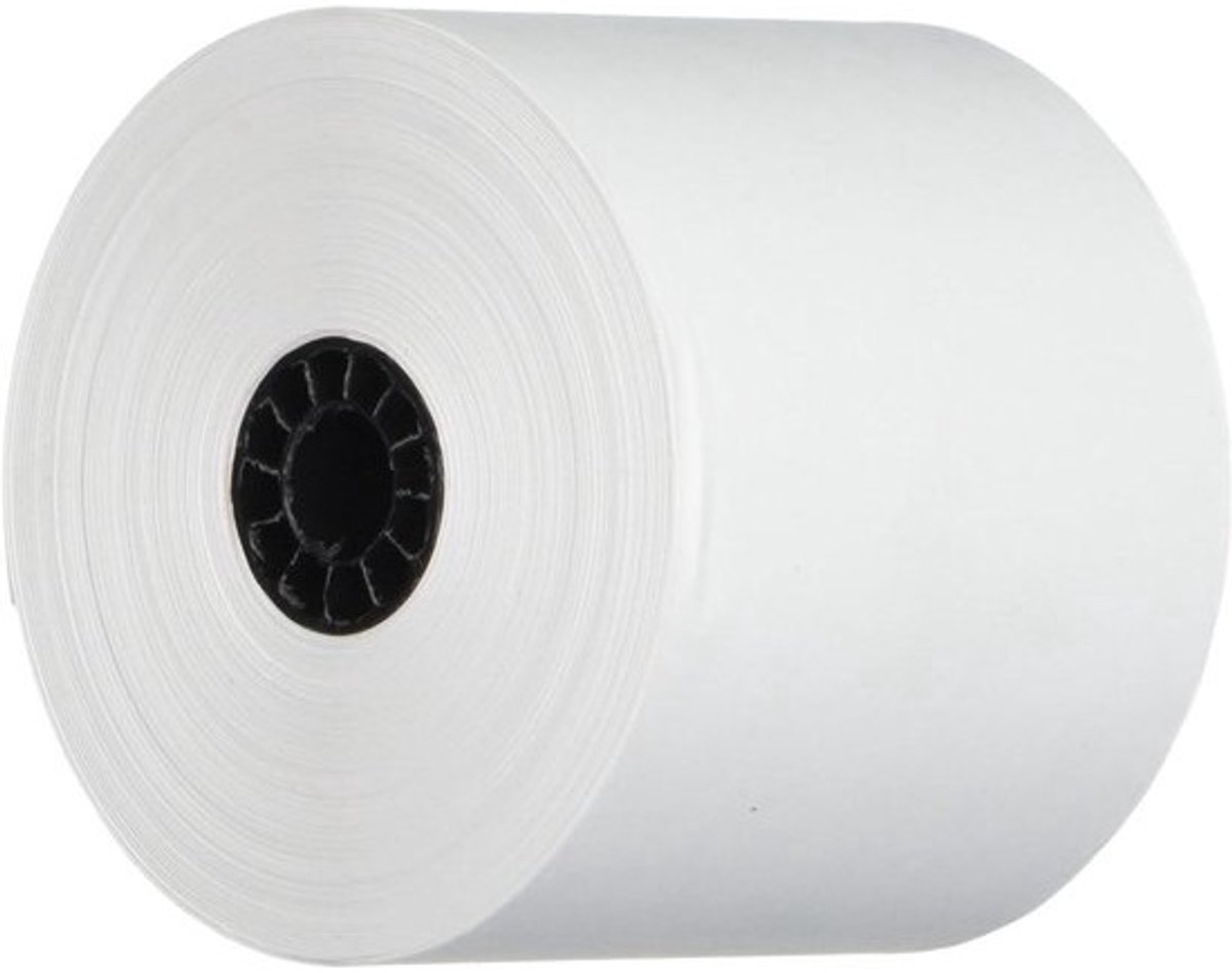Kassarollen Wit - Bonrollen Printerpapier - Kassabon Printen - Premium Kwaliteit Papier - 6 Rollen 2 1/4 x 150 ft