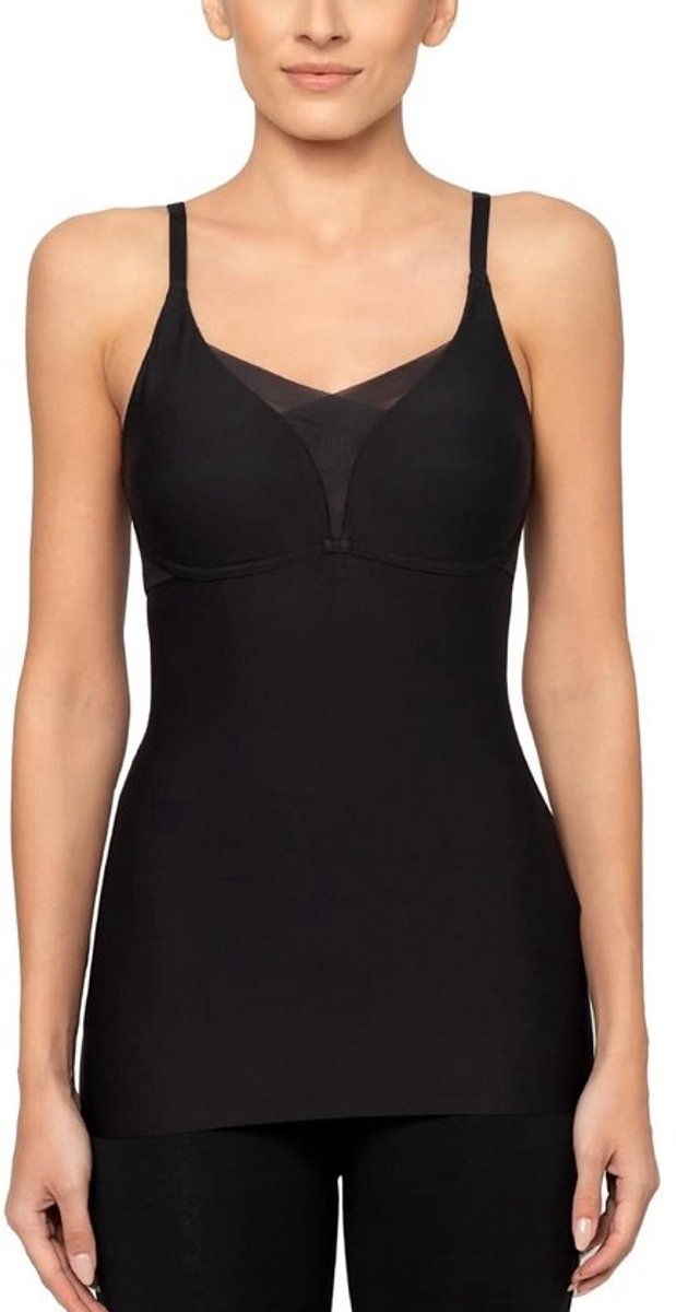 Dames Bustier Shirt met Vormgevende Zones Zacht en Comfortabel Zonder Beugel