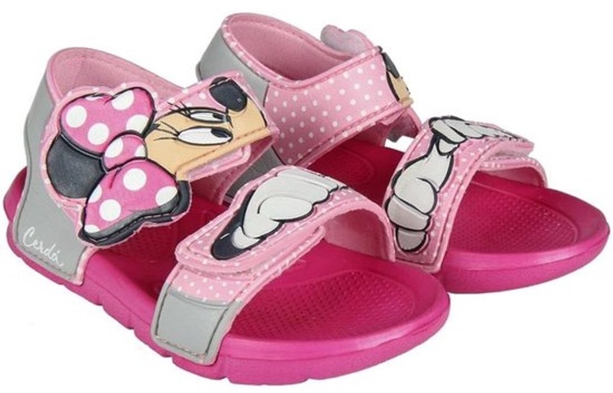 Roze Kinder Teenslippers met Klittenband - Zomerschoenen voor Strand en Waterpret