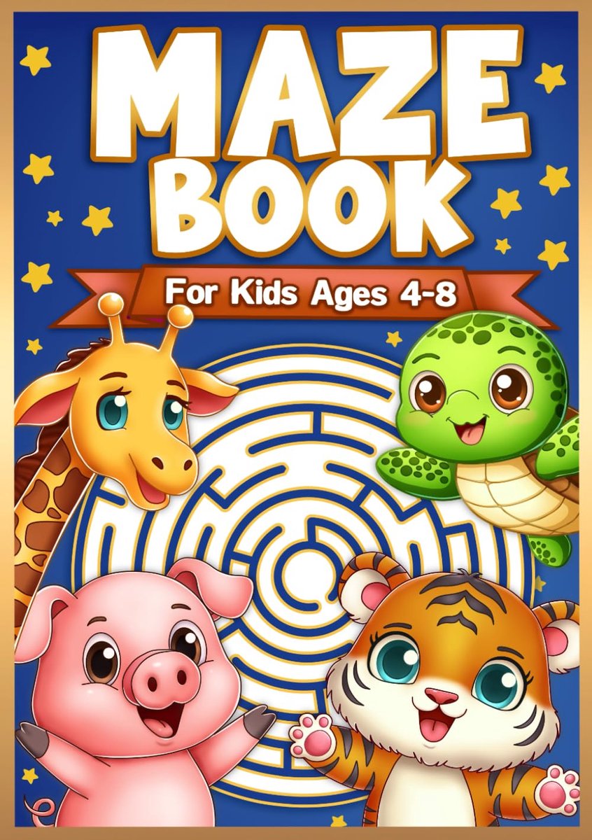 Maze Book for Kids Ages 4-8 - ShopVlot