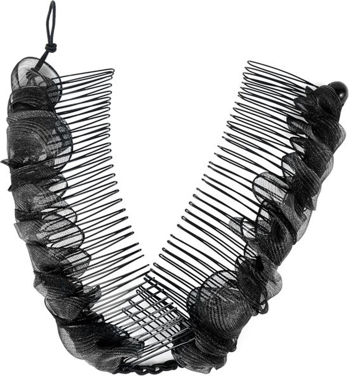 Grote Stretchy Bananenhaarclip voor Dik Krullend Haar - Comfortabele Haarspeld