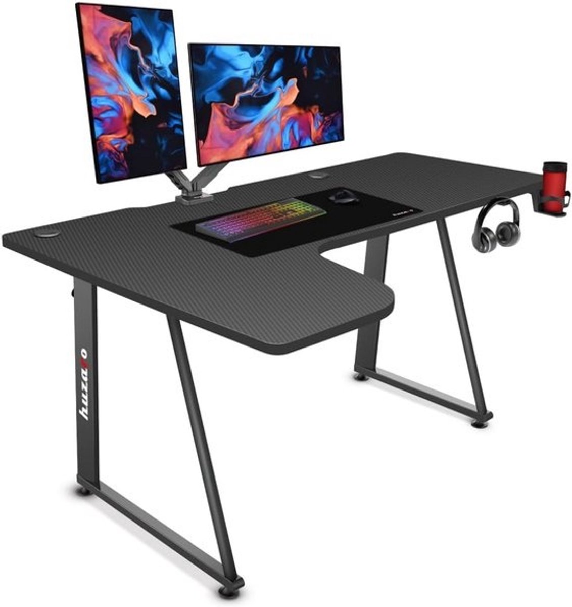 Ergonomisch Gaming Bureau - Ideaal voor PC en Monitor Setup
