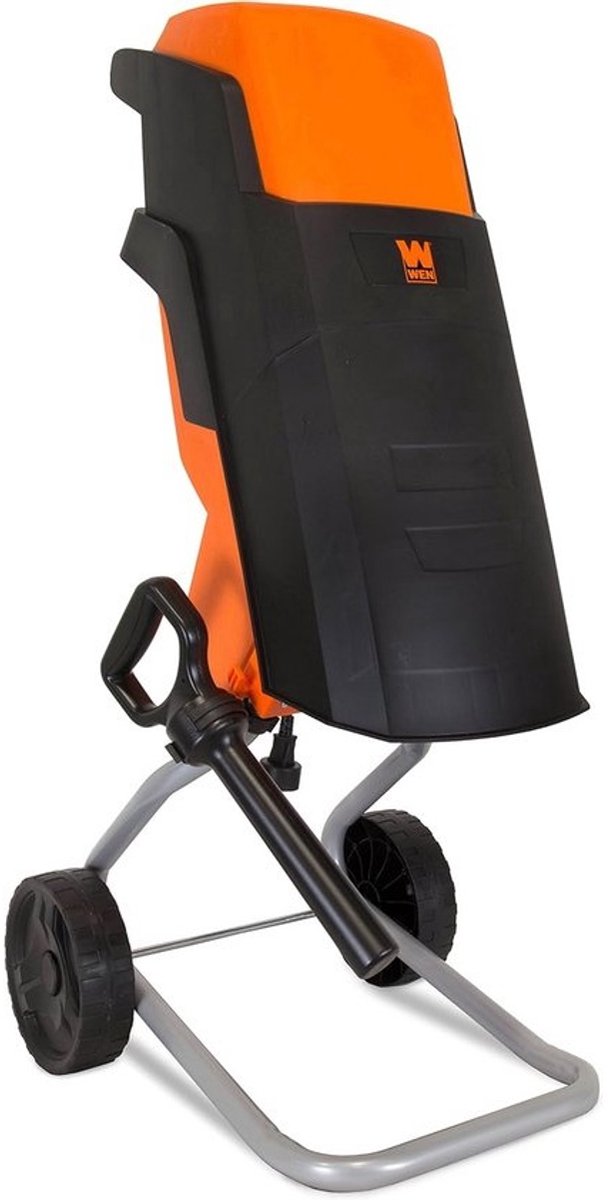 Elektrische HoutShredder op Wielen voor Tuinafval - Krachtige 15 Amp Motor voor Takken tot 1,5 Inch