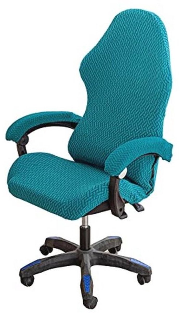 Ergonomische Draaibare Gaming Stoel Cover Set - Wasbare Hoes voor Bureaustoelen met Armsteunen