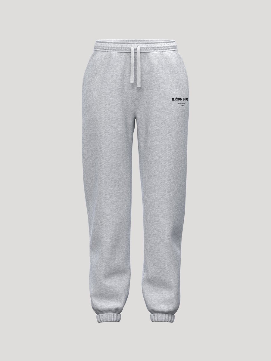 Björn Borg Essential 1 Joggingbroek Dames Lange Sportbroek Dames - Lichtgrijs - Maat L