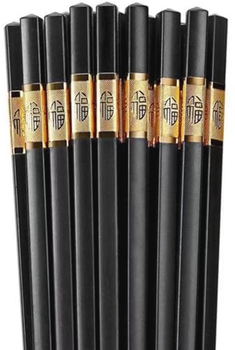 10 Paar Luxe Japanse Eetstokjes - Elegante Accessoires voor Sushi en Aziatische Keuken