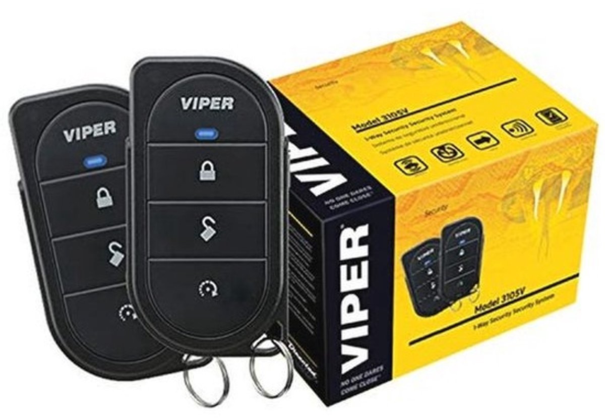 Autoalarm met schoksensor en sleutelloze toegang