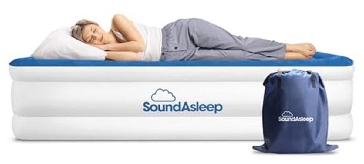 Tweedehands luchtbed met ComfortCoil-technologie - Twin maat - Ideaal voor gasten