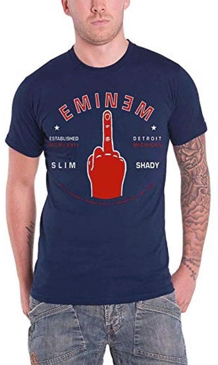 Heren T-shirt met Detroit Finger ontwerp