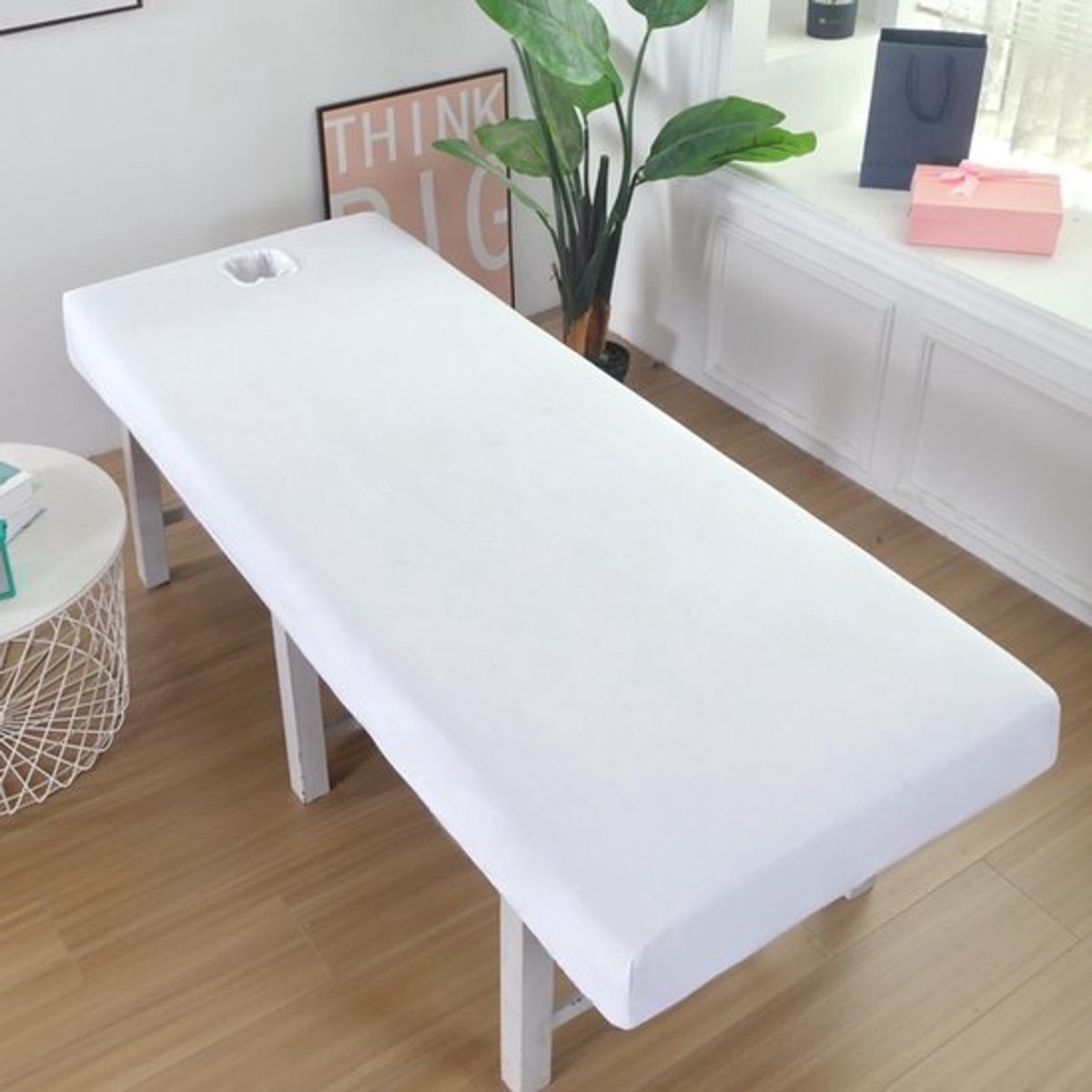 Waterdichte Massagebedhoes met Gezichtsuitsparing - Hygiënische & Koelende Tafelbeschermer