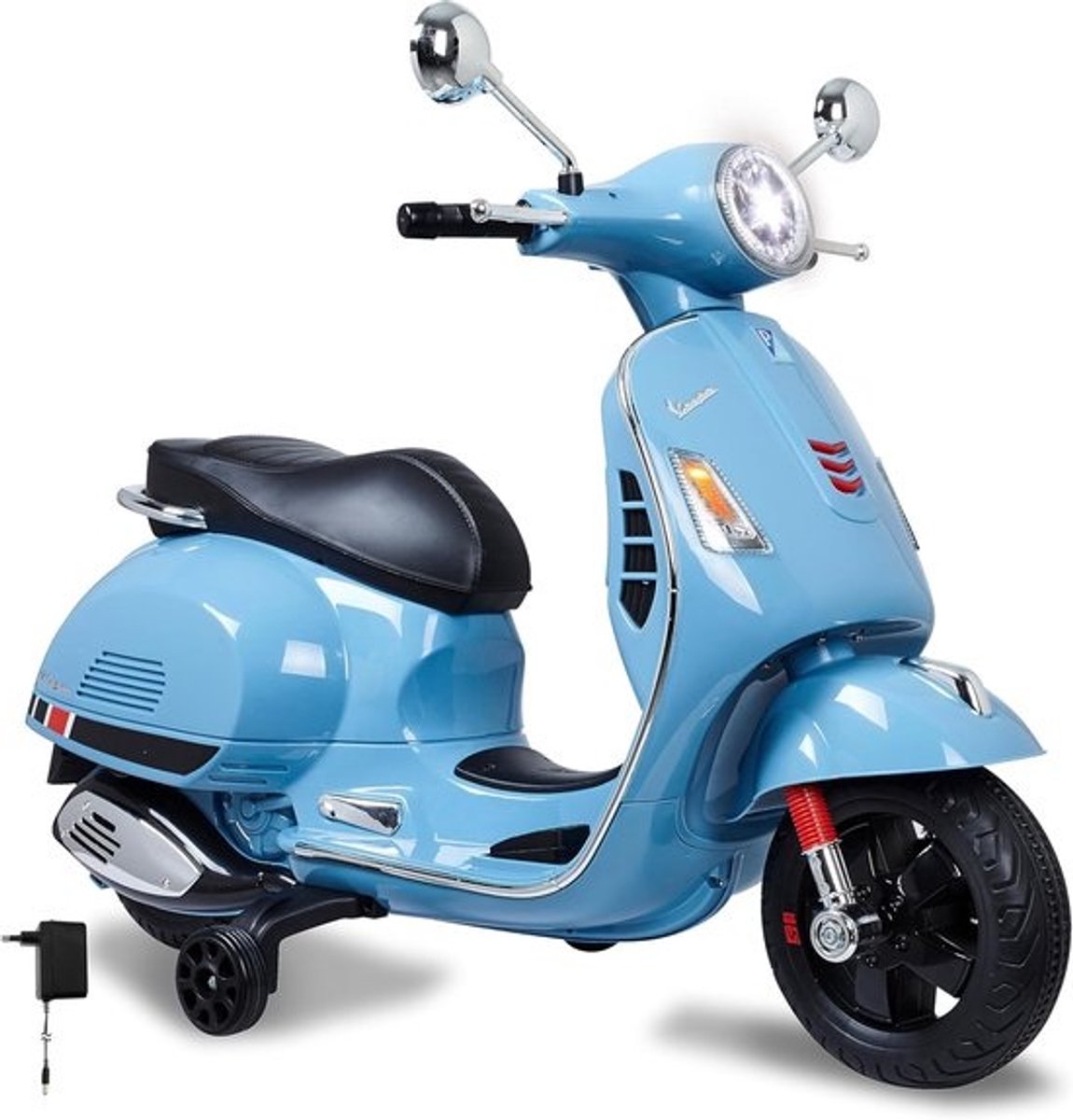 Elektrische Kinder Scooter - Kinderspeelgoed Motor - Buiten Spelen - Lange Rijtijd Accu - 102 x 75.5 cm - Blauw