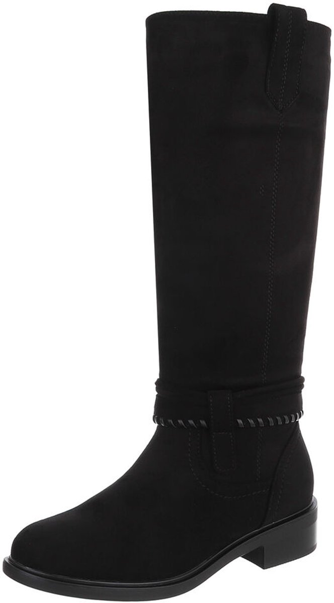 Lange laars - blokhak - dames casual Mt:40