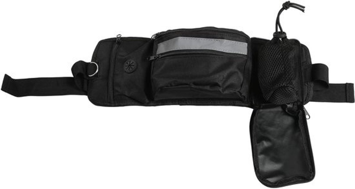 Heuptas Hondentraining - Handsfree Trainingspouch - Honden uitlaten - Flessenhouder en Afvalzak Dispenser - 22 x 17 x 5 cm