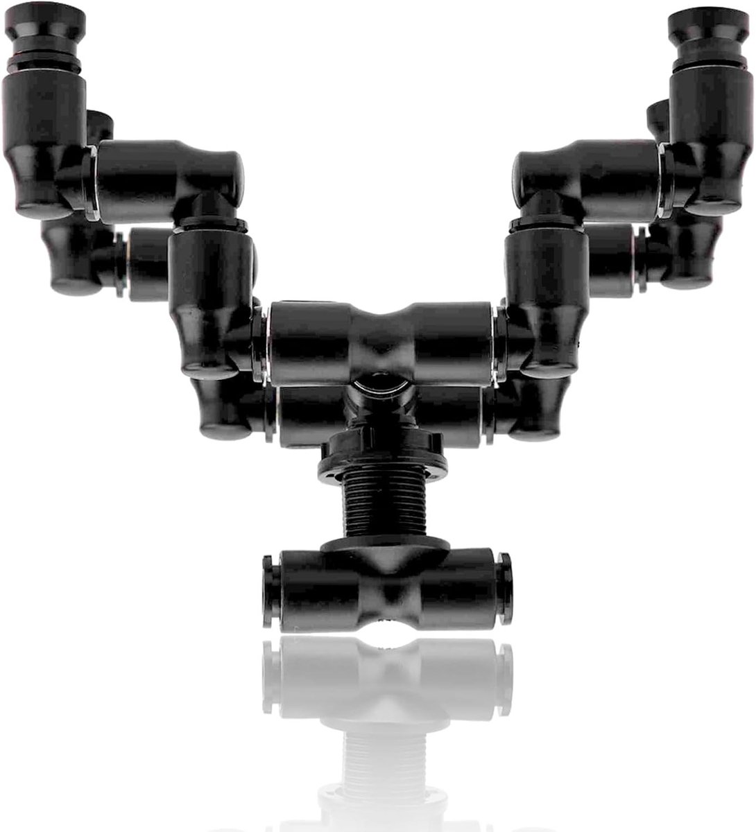 Rainforest Tank Mist Sprinkler - Plastic Vernevelaar voor Verhoogde Luchtvochtigheid, 360° Rotatie en Volledige Dekking voor Reptielen Terrarium en Huisdieren Koeling