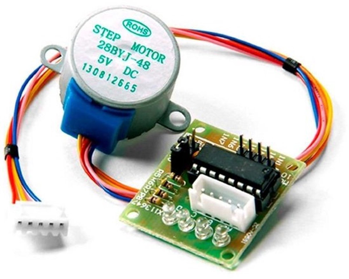 5V Stappenmotor met ULN2003 Driverboard voor Raspberry Pi en Arduino