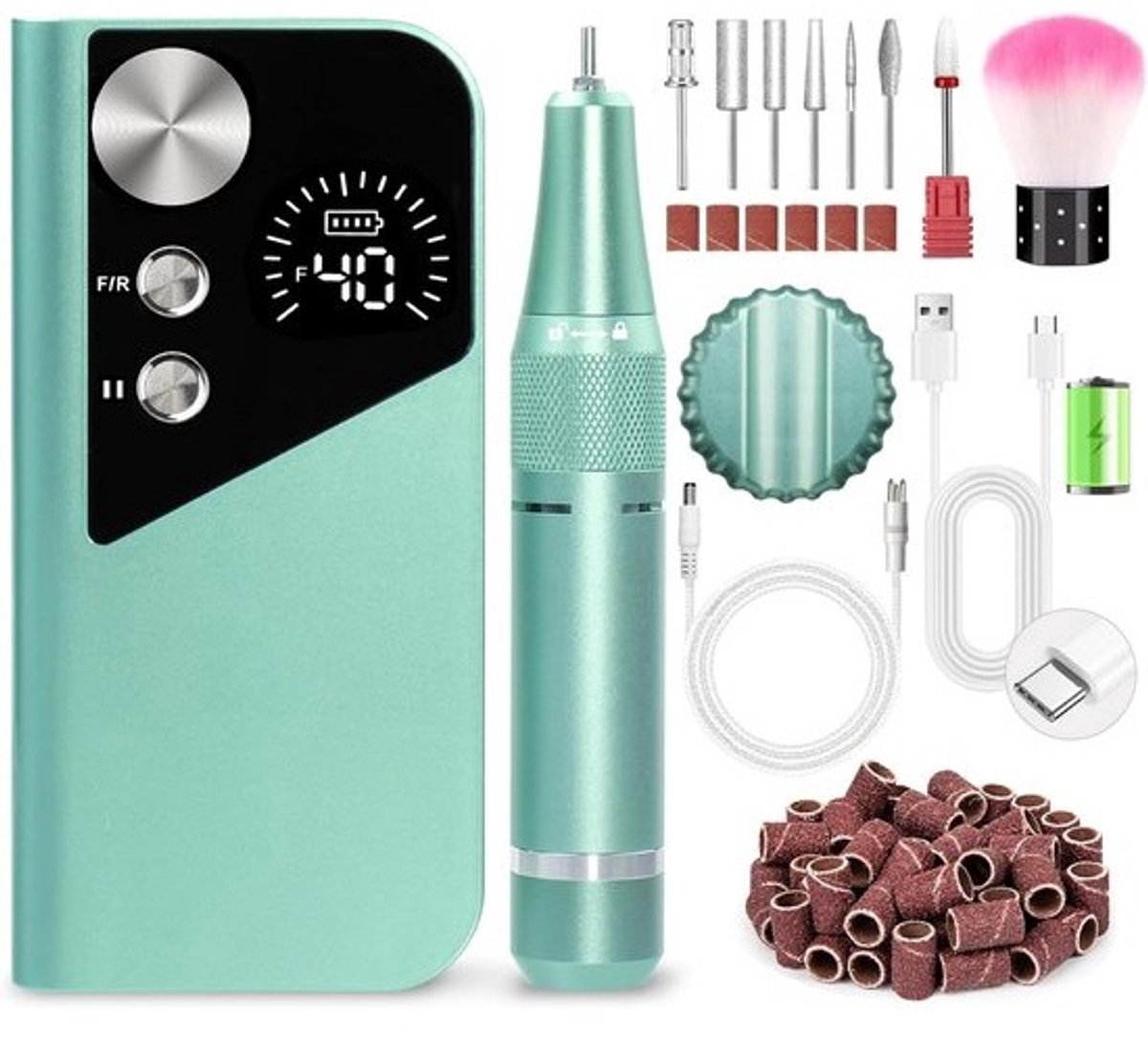 Pedicureset Electrisch Professioneel - Nagelvijl - Nagelfrees - Manicure - Veilig