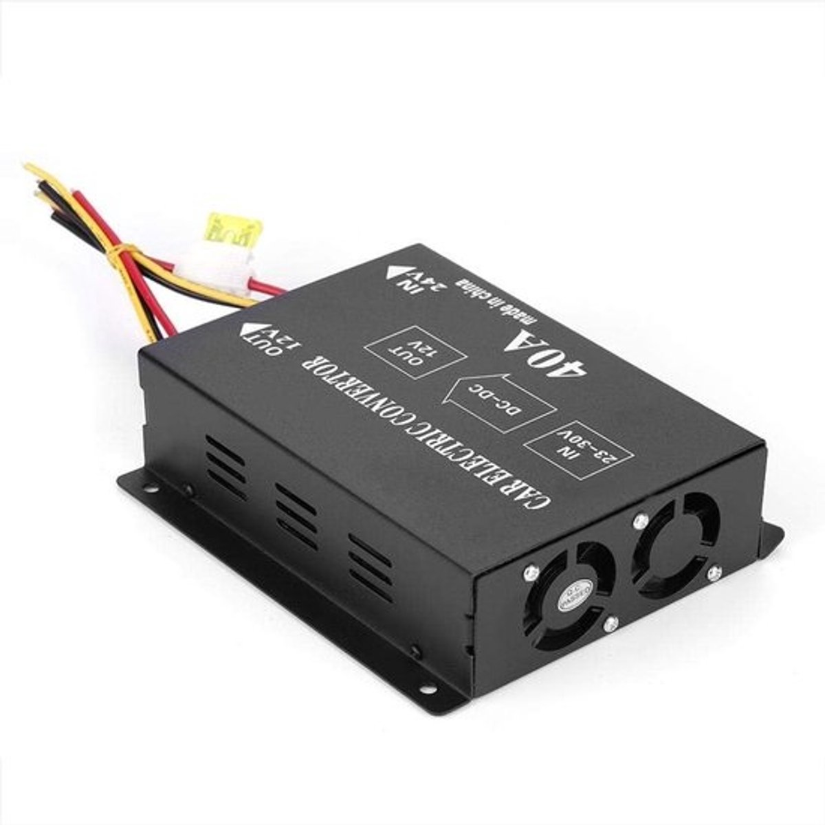 DC 24V naar 12V Stroomomvormer voor Auto en Vrachtwagen - Spanningsreductor 40A/480W