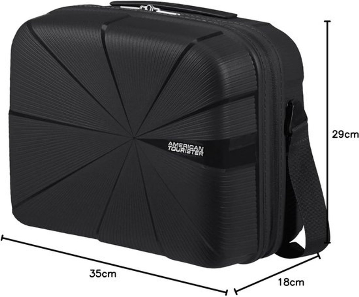 Cosmetica Koffer Grote Make-up Tas Zwart Uniseks voor Volwassenen