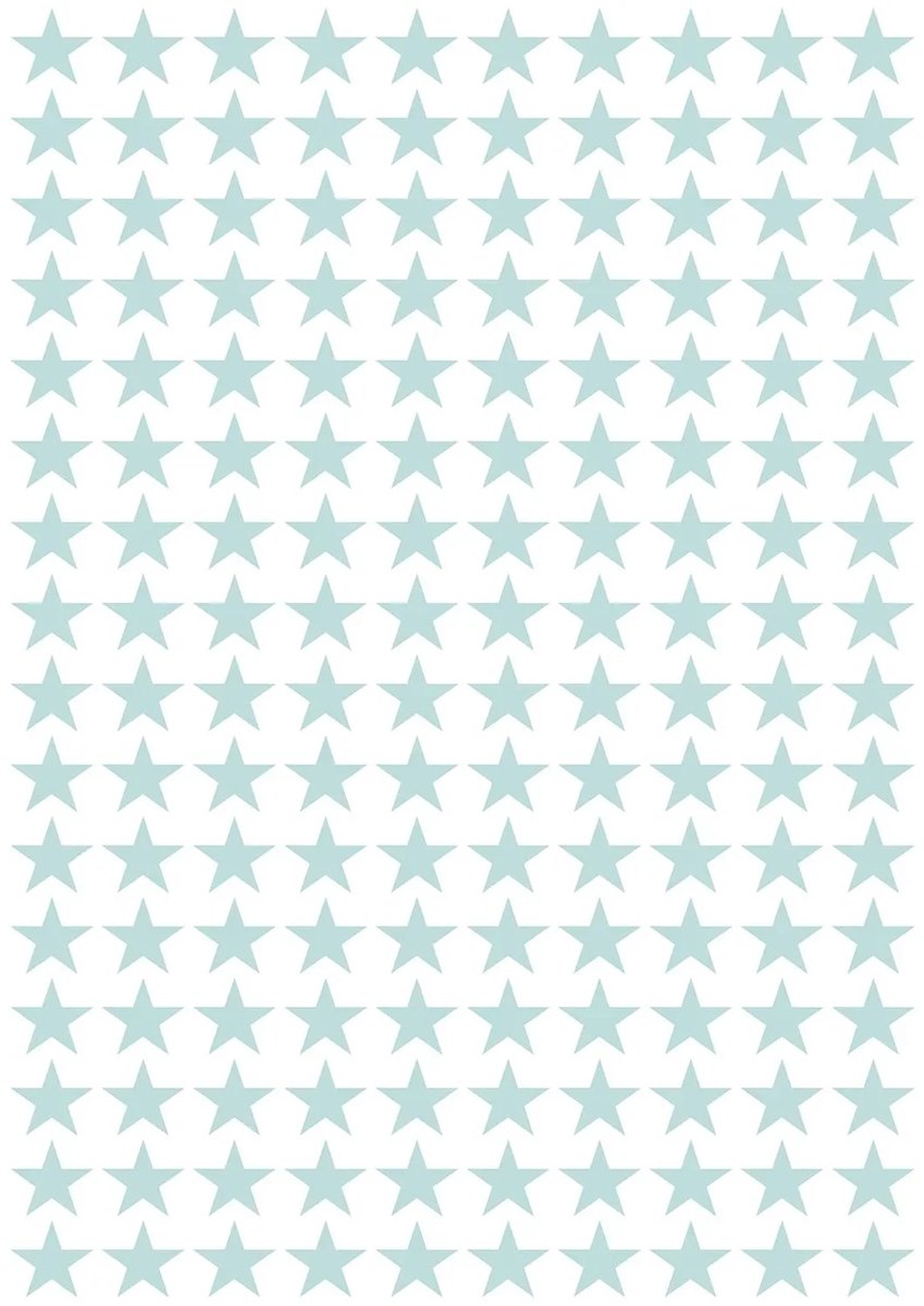 Lilipinso muursticker basics kleine sterren, Kleur: munt