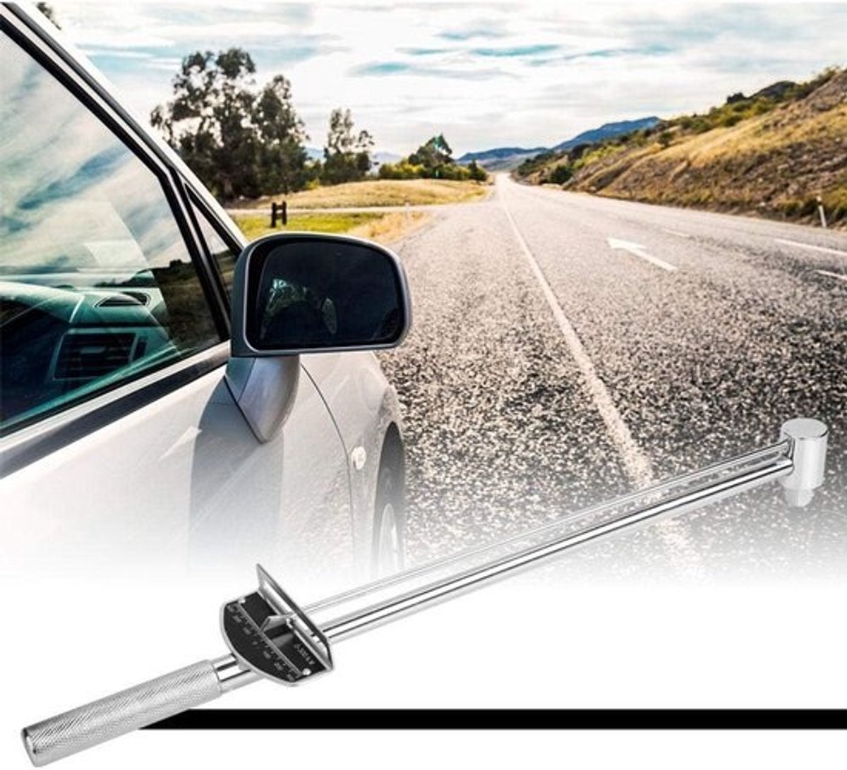Momentsleutel Auto 0-300 Nm - 1/2 Inch Verstelbare Sleutel voor Wiel Montage en Reparatie