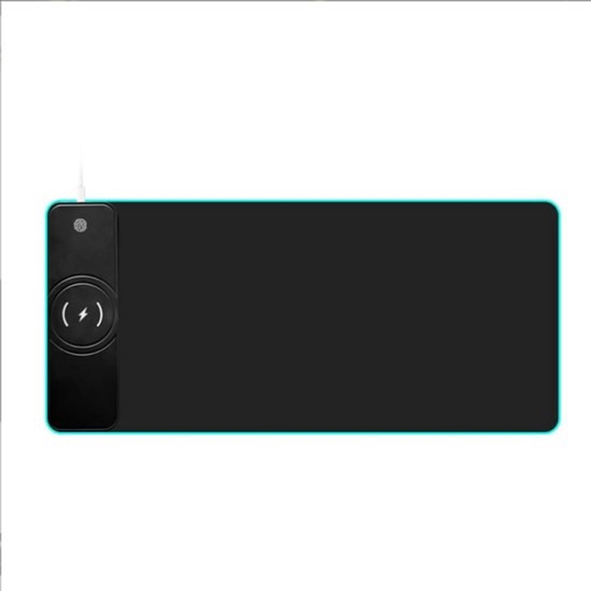 Draadloos oplaadbare RGB muismat 15W - Extra grote gaming muismat met 10 verlichtingsmodi en antislip basis