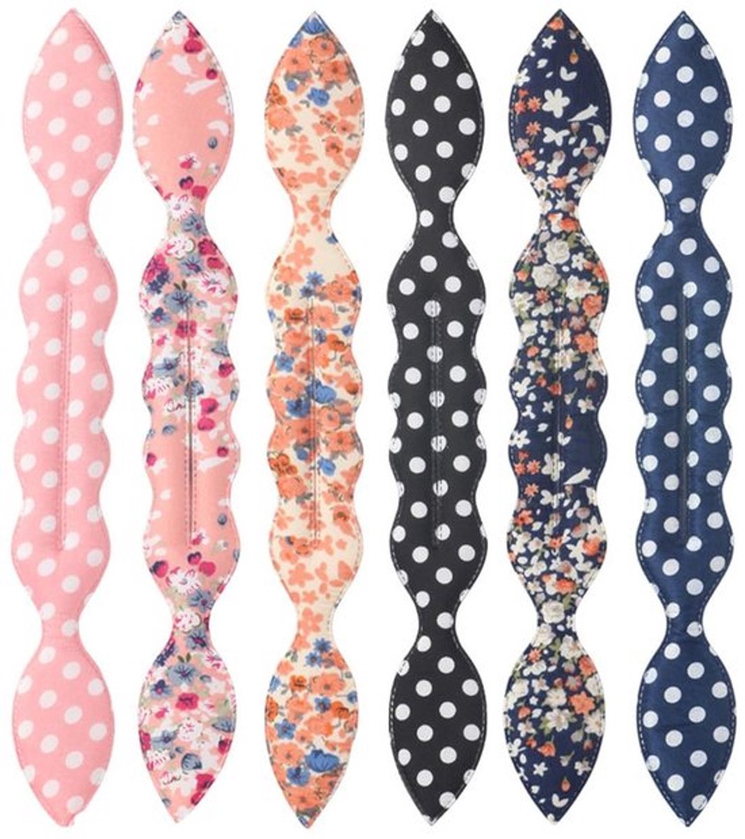 Donut Knot Maker - Set van 6 Haaraccessoires - Flexibel Katoen - Lichtgewicht en Opvouwbaar - Geschikt voor Beginners - Metalen Intern Frame - Haarknot