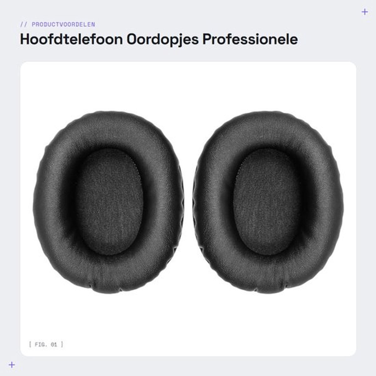 Hoofdtelefoon Oordopjes - Professionele Vervanging - Zacht en Flexibel - HyperX Cloud II - Comfortabele Pasvorm - Geschikt voor Gaming