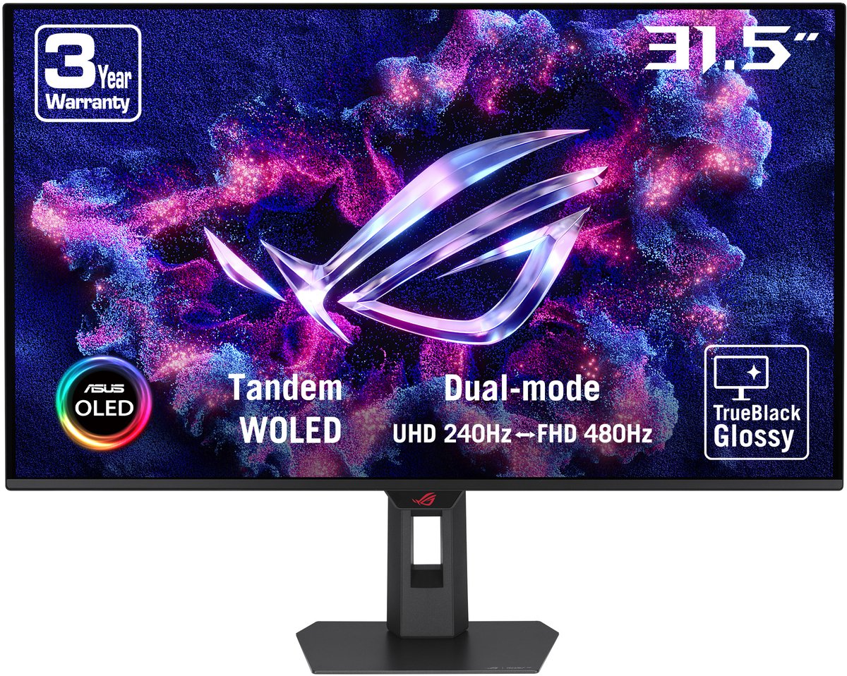 ASUS ROG Strix OLED XG32UQWMS - 4K UHD Tandem OLED - 0.03ms - 4K 240Hz, FHD 480Hz Dual Mode - 32 Inch