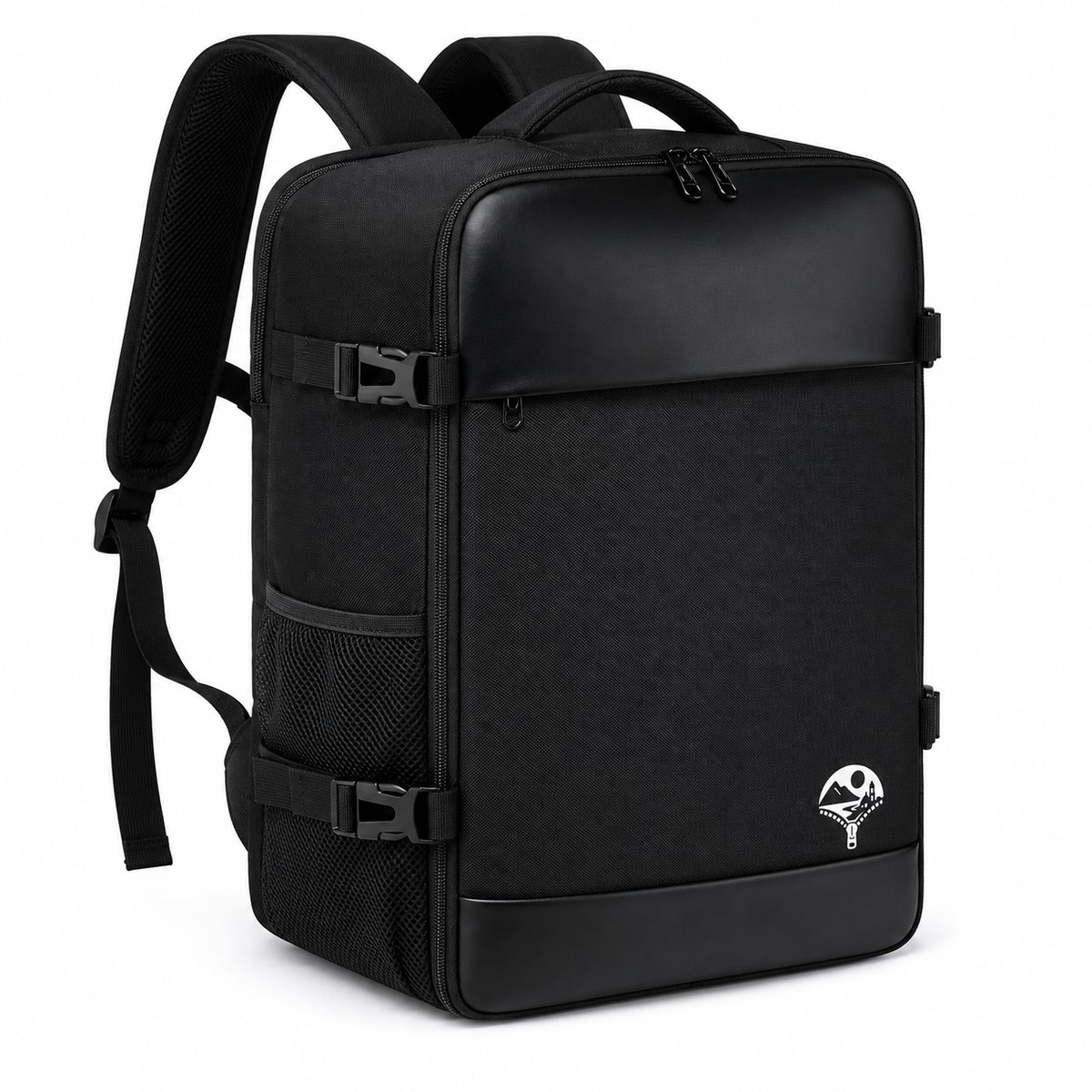 Reisgemak Handbagagerugzak & Schooltas - 40x20x25 cm - Zwart