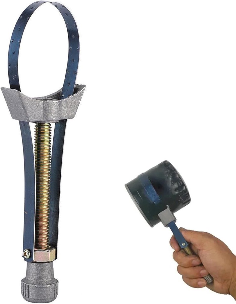 Oliefilter Sleutel voor Motorfietsen, Oliefilter Verwijdergereedschap, Stevige Sleutel voor Oliefilters met Stalen Klemmen en Breedtebereik