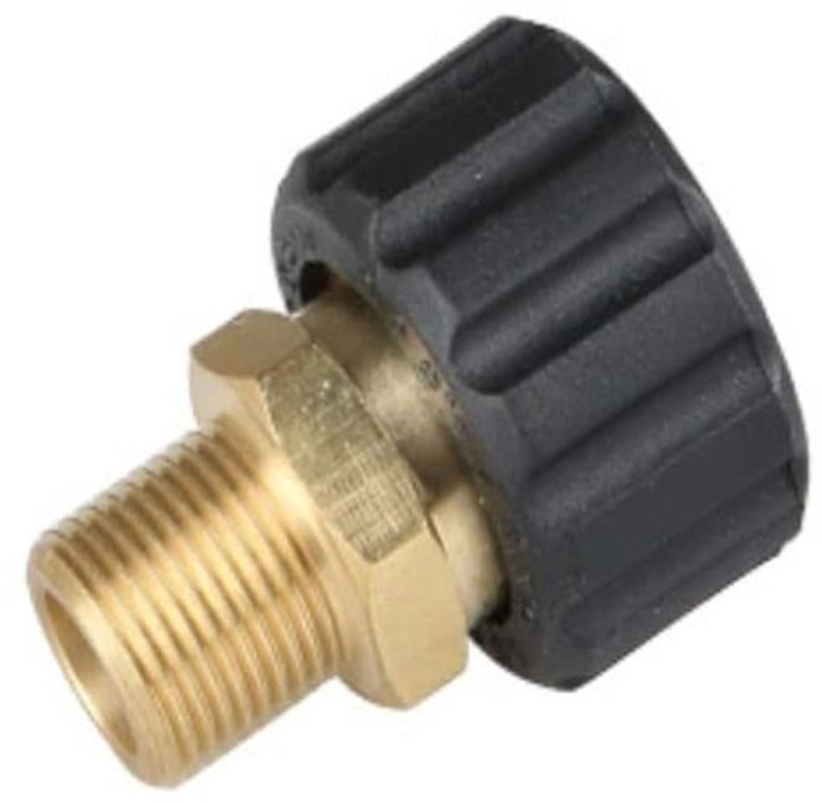 Drukreiniger Adapter M22 naar 1/4" Quick Connect - Duurzaam Messing