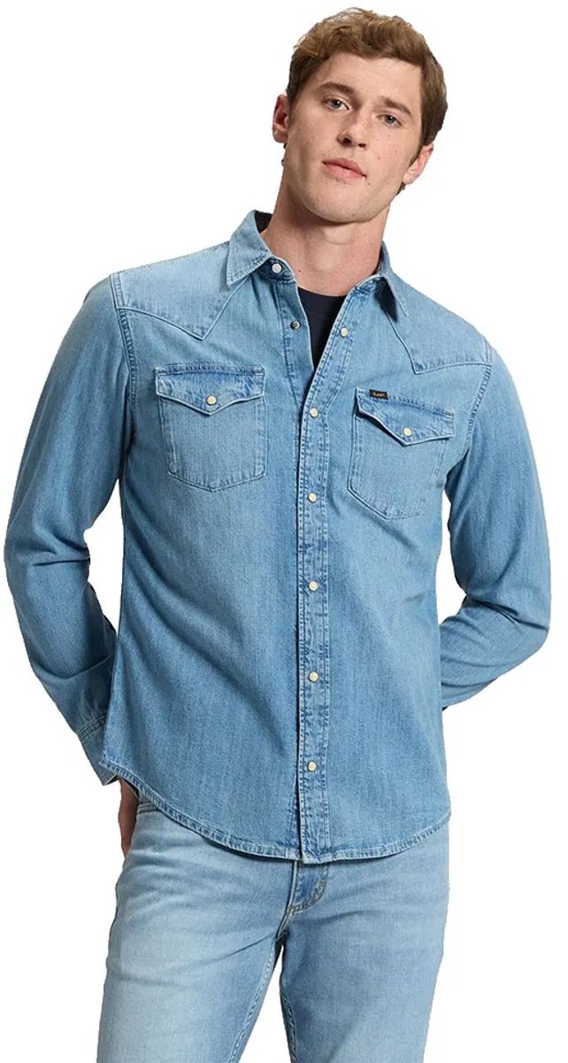 Lee Western Regular Fit Overhemd Met Lange Mouwen S Man Cliffside