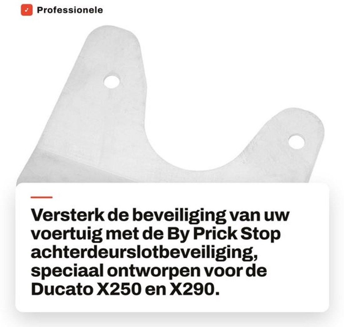 Diefstalbeveiliging Professionele Achterdeur - Antinbraakbeveiliging - Metalen Constructie - Eenvoudige Installatie - Duurzaam - Betrouwbaar - Deurslot