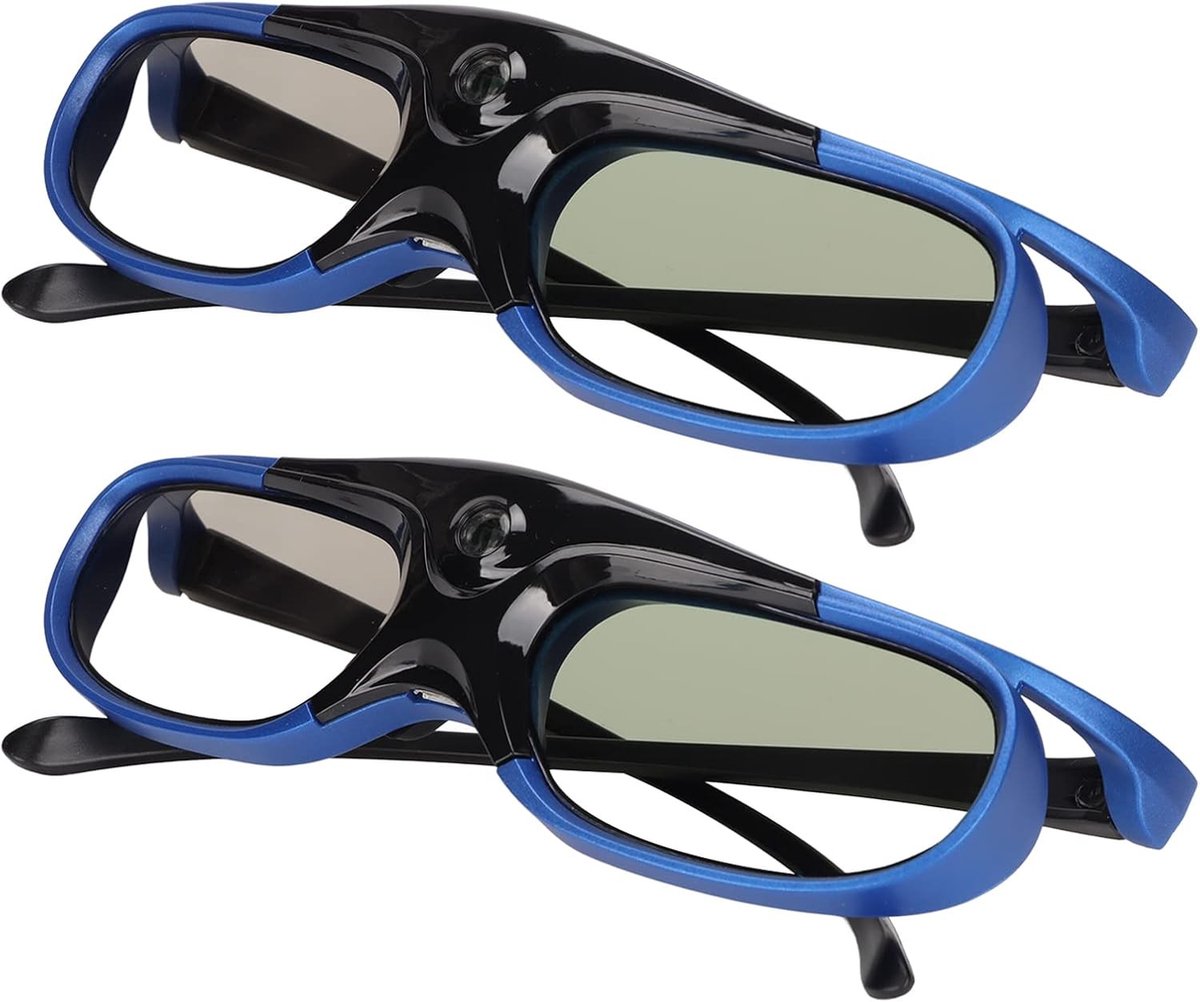 Oplaadbare 3D Actieve Sluiter Bril voor DLP Link Projectoren - 144Hz, 3D Beleving, Compatibel met Diverse Projectoren