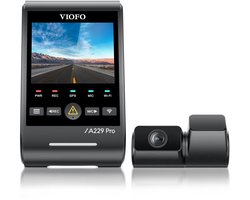 VIOFO A229 Pro Tele 2CH - Dashcam - 4K + 2K Telecamera - 4x Optische Zoom - Sony STARVIS 2 - HDR Nachtzicht - GPS - 5GHz WiFi - Parkeermodus