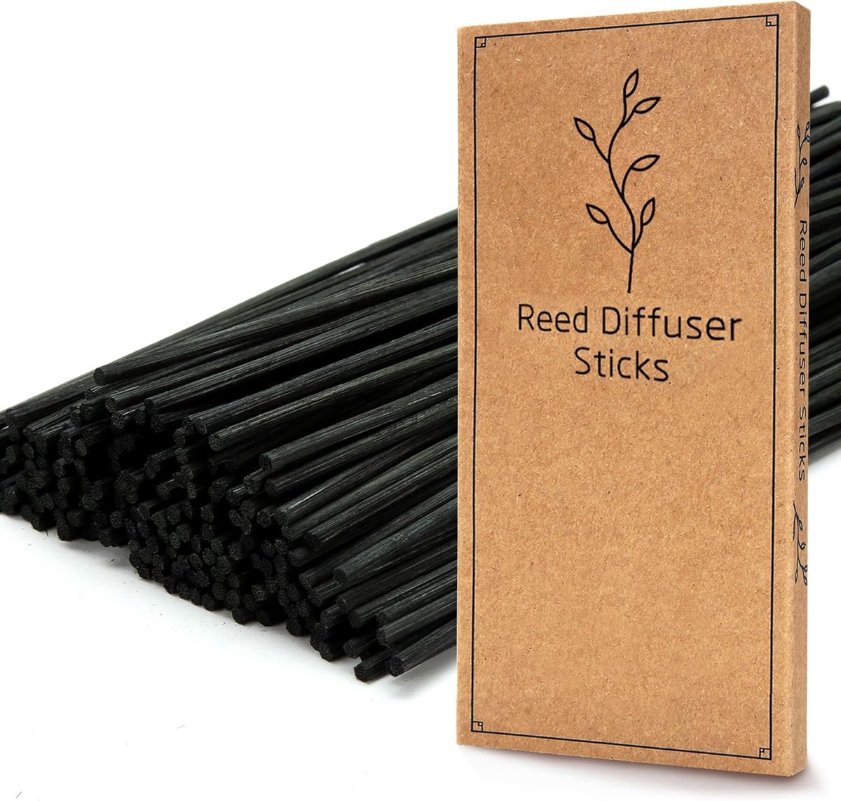 Riet Diffuser Sticks 19cm - Natuurlijke Riet Houten Sticks - Milieu- en schimmelbestendig - SnelShoppen