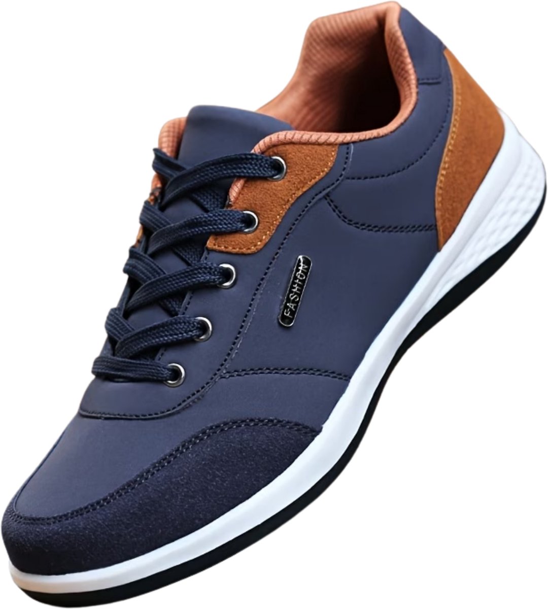 Currero Schoenen Heren Sneakers Comfortabel Wandelschoenen Casual Volwassenen 37.5 Blauw