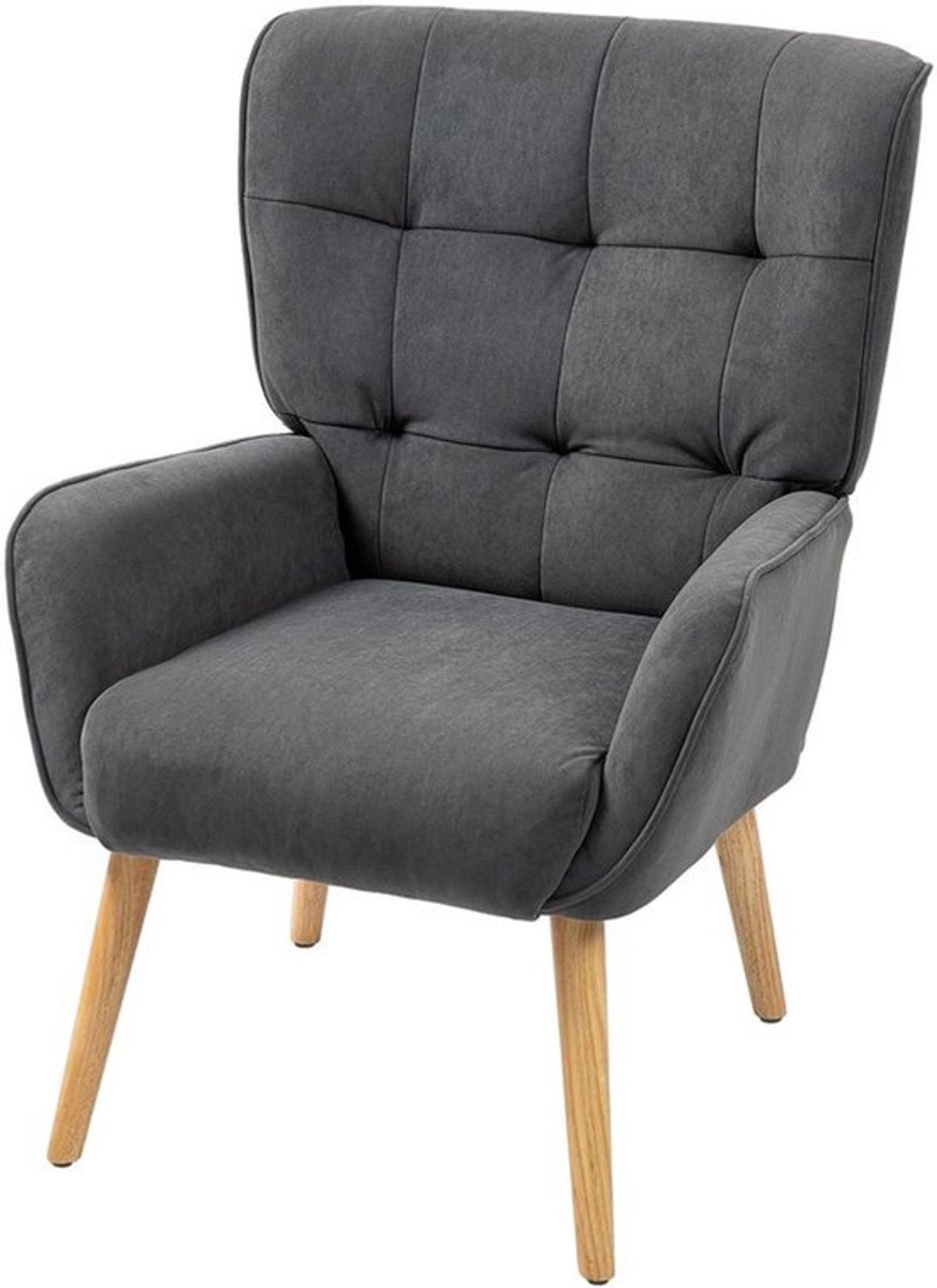 Fauteuil – Relaxfauteuil – Zitzak – Loungestoel – Armstoel – Velvetlook Bekleding – Max. D