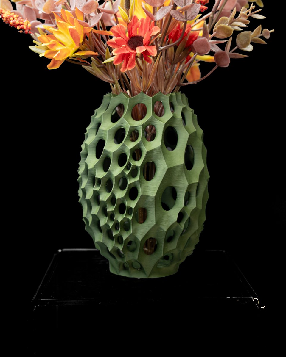 Skushy Vaas Virus 02 - Geschikt voor Bouwbloemen - Japandi Designvaas voor Droogbloemen en Kunstbloemen - Sculpturale Decoratieve Vaas - Moderne Woondecoratie