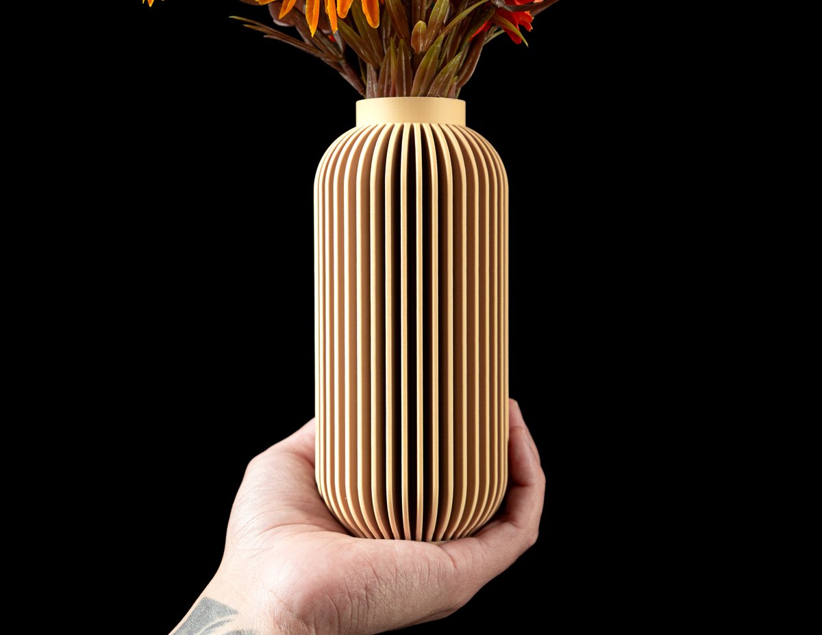 Skushy Vaas Yaoflower 02 - Geschikt voor Bouwbloemen - Japandi Designvaas voor Droogbloemen en Kunstbloemen - Sculpturale Decoratieve Vaas - Moderne Woondecoratie