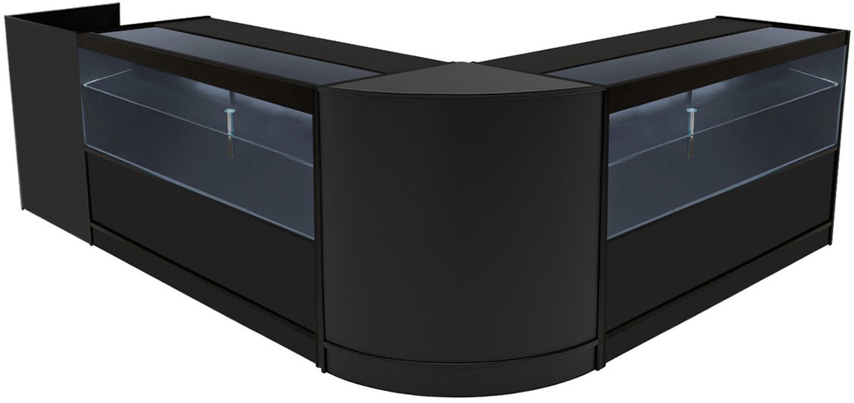 Phoenix led toonbankset - zwart - cm60, tb60 & 2xc1500