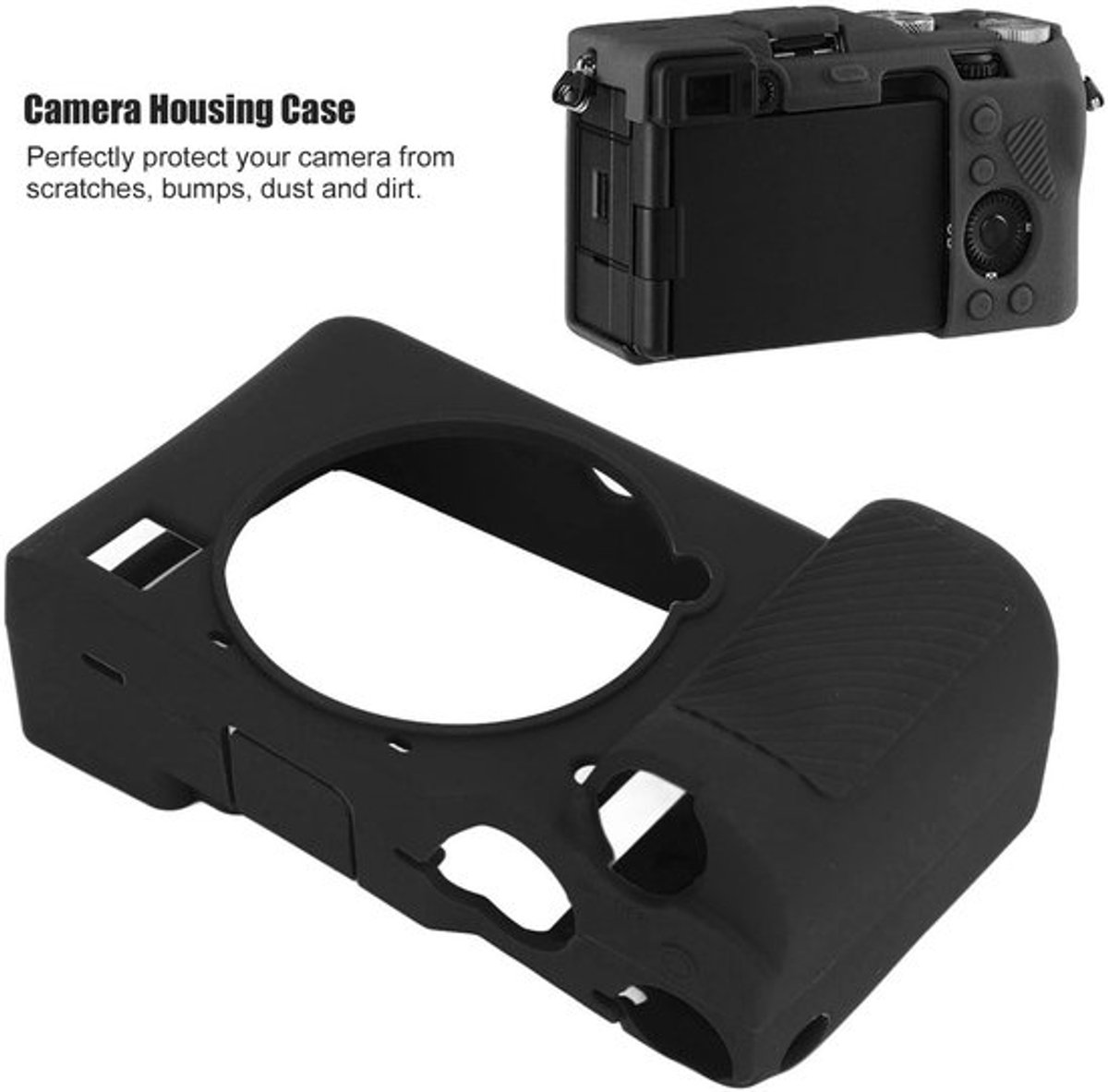 Camerabehuizing Duurzaam - Siliconen Hoes - Beschermend - Compact - Lichtgewicht - Perfecte Pasvorm - Camerahoes