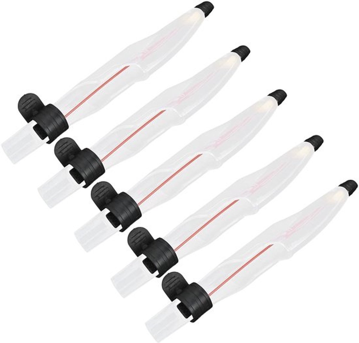 Hengel Tip Protector - 5 Stuks - Hoogwaardig Kunststof - Lichtgewicht - Duurzaam - Verstelbaar - Bescherming voor Hengelpunt - Hengelpuntdop