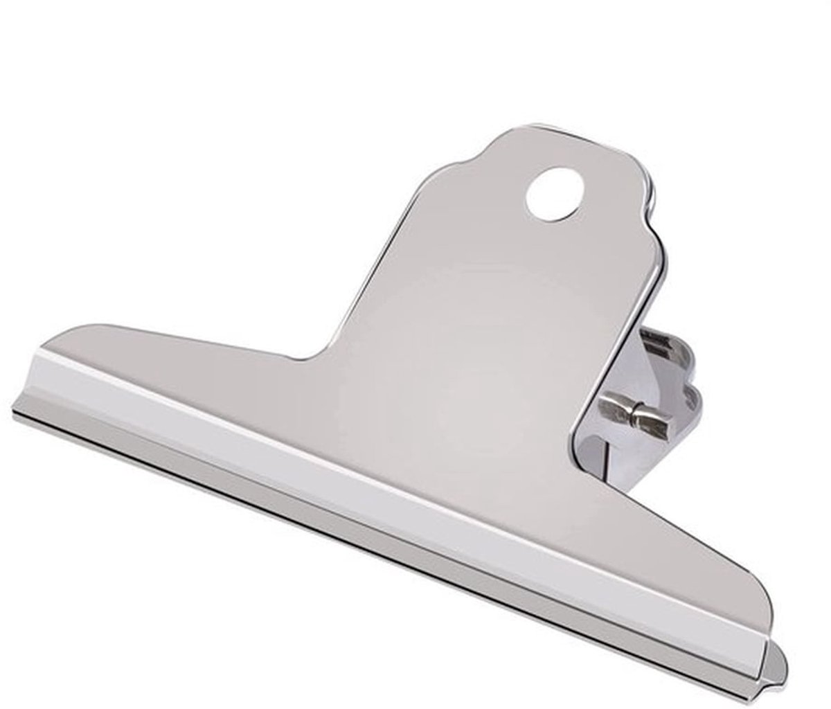 Bulldog Clip 76mm - Metalen Binderclips - Kleurmix - 12 Stuks - Geschikt voor A4/A5 - Sterke Klemkracht - Schokbestendig - Binderclip