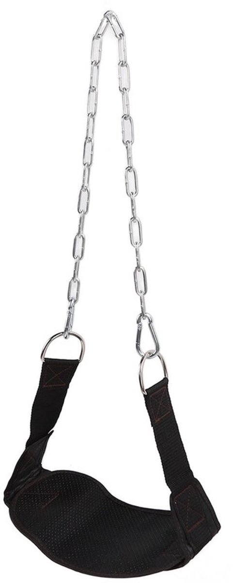 Verzwaarde Dipriem - Duurzaam Nylon - Verstelbare Ketting - Comfortabele Pasvorm - Ondersteuning Taille - Geschikt voor Krachttraining - Trainingsriem