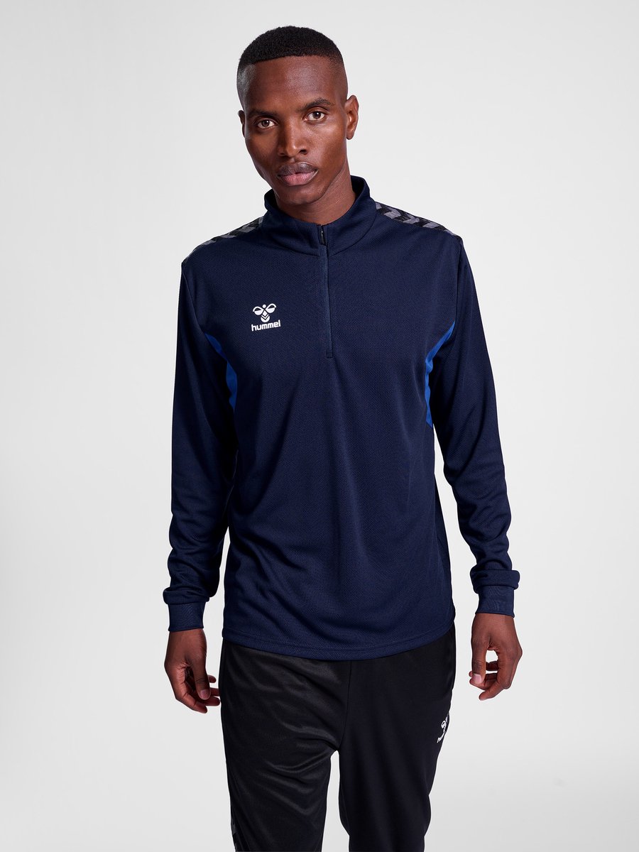 Hmlauthentic Half Zip Sweat