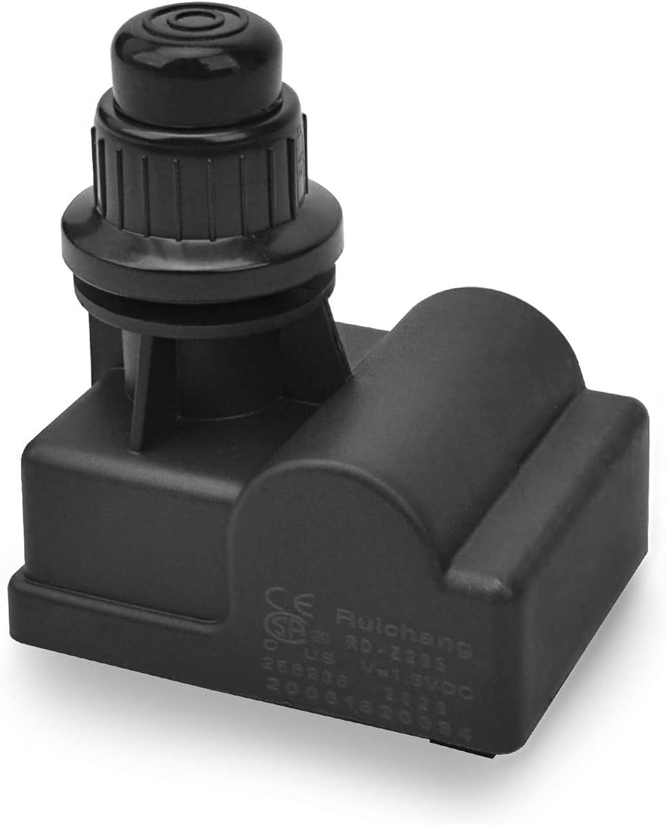 SnelShoppen - Barbecue Blower Funken Generator met Push Button Lighter - AA Batterij Aangedreven voor 6 Branders - Zwart - Ideaal voor Tuin, Camping e