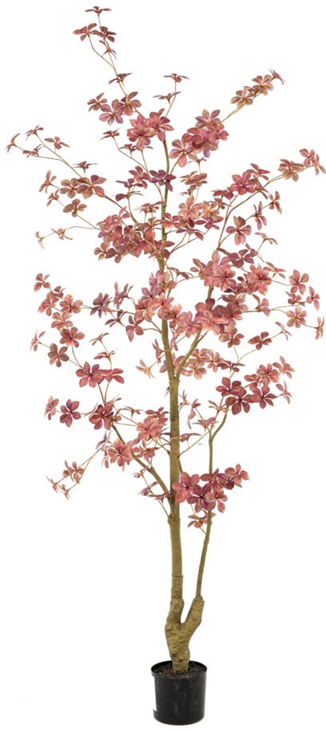 Emerald Kunstboom Tropaeolum 185cm Bordeaux - Kunstplant voor binnen - Tropaeolum plant - Oost Indische kers