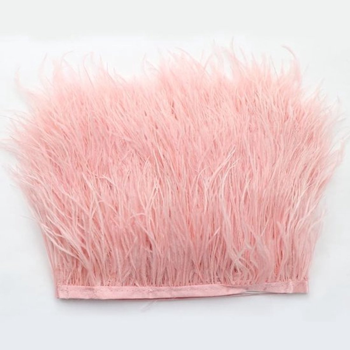 Struisvogelveren Pluizig - 1 Meter - Breedte 8-10 cm - Handwerk - Kostuums - Bruiloftdecoratie - Kunstmatige Decoratie - Decoratieve Veren