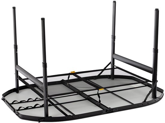 Bo-Camp - Industrial - Tafel - Melrose - Ovaal - Koffermodel - 120x80 cm — afbeelding 3